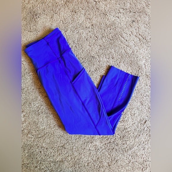 Lululemon Fast & Free Crop II *Nulux 19" *Rare* - Picture 4 of 10